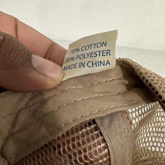 Larceny Bourbon Hat Cap Snap Back Red Tan Trucker Mesh Whiskey Advertising Mens - Picture 9 of 9